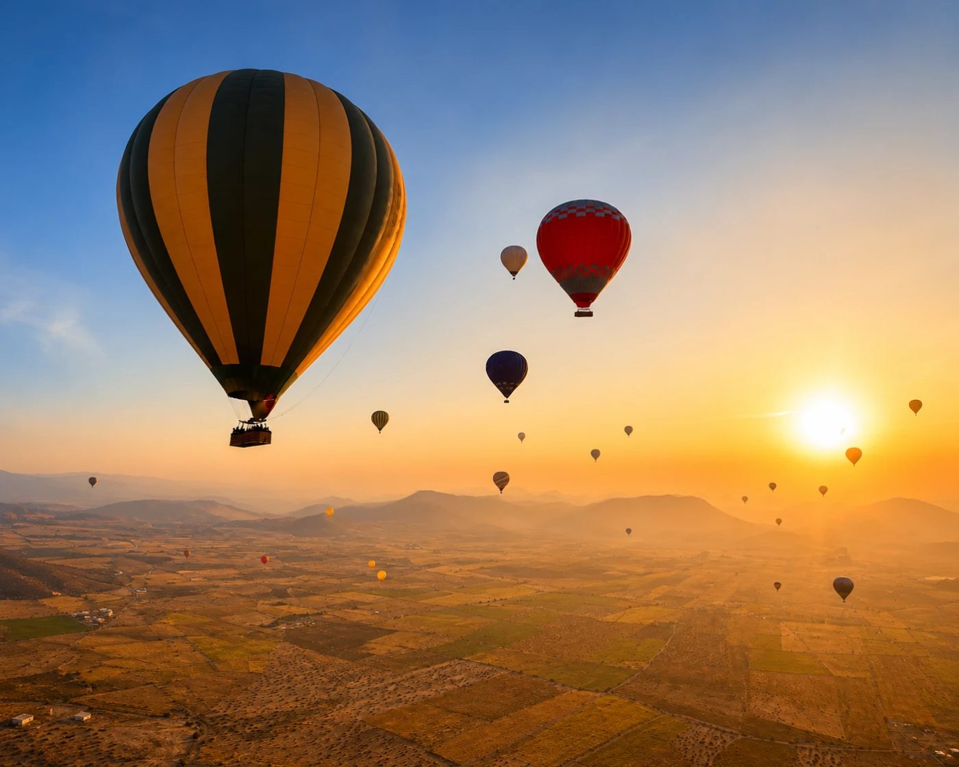 Tour di gruppo di 5 giorni intorno a Marrakech: Atlante, Agafay, Essaouira e mongolfiera